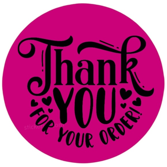 100 Thank You Stickers for poshmark 2 in round  | Shipping Supplies | NWT - Picture 6 of 13